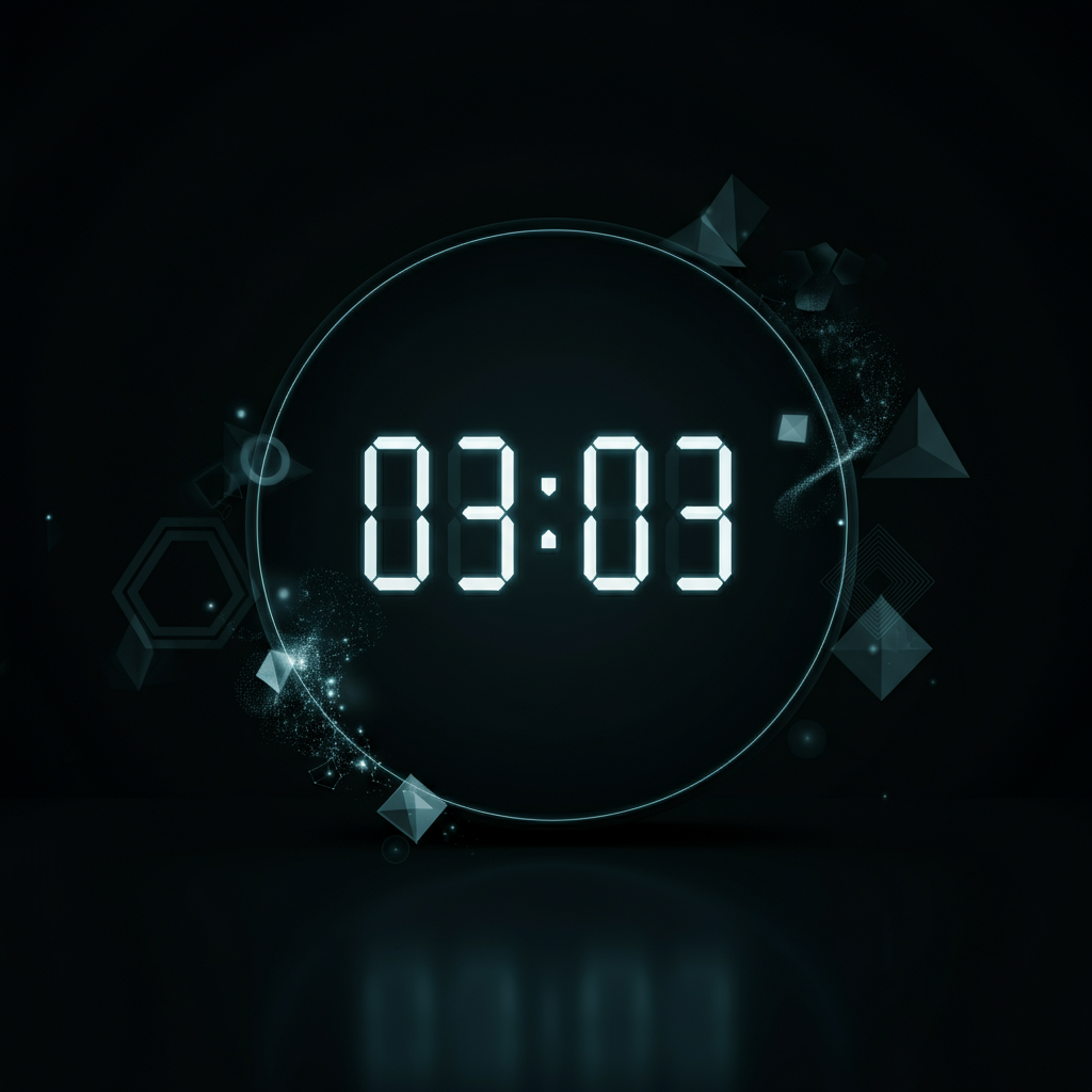 03:03 znaczenie – co próbuje Ci przekazać ta lustrzana godzina?