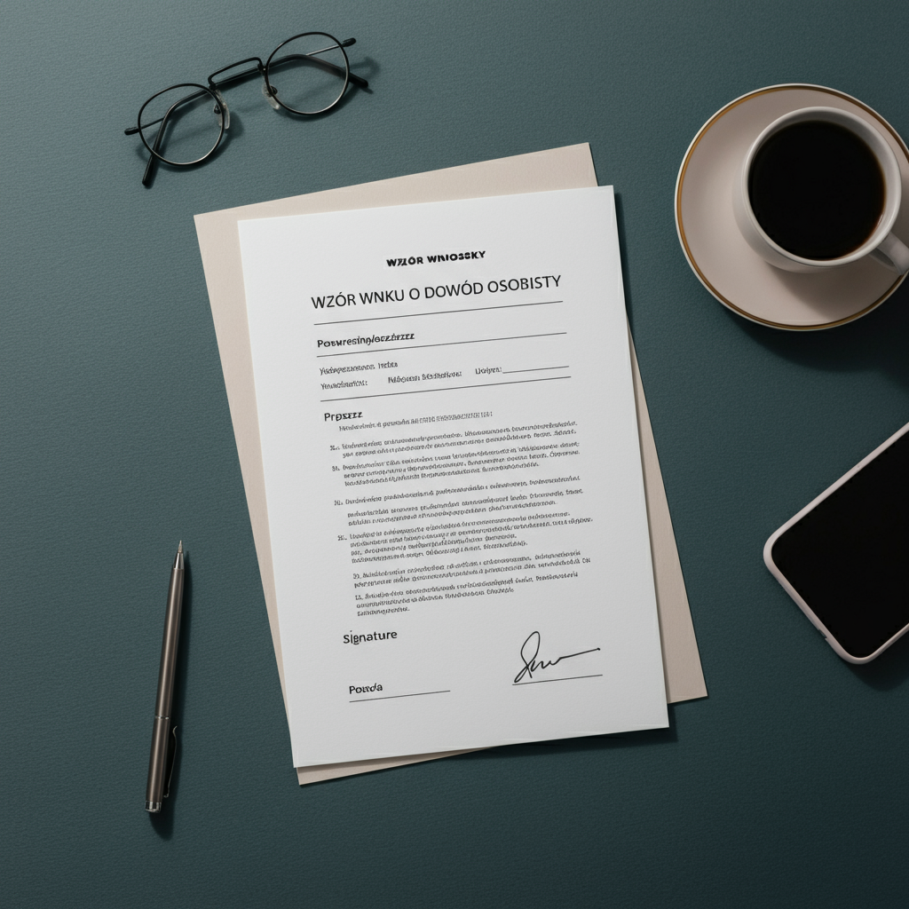 Wzór wniosku o dowód osobisty