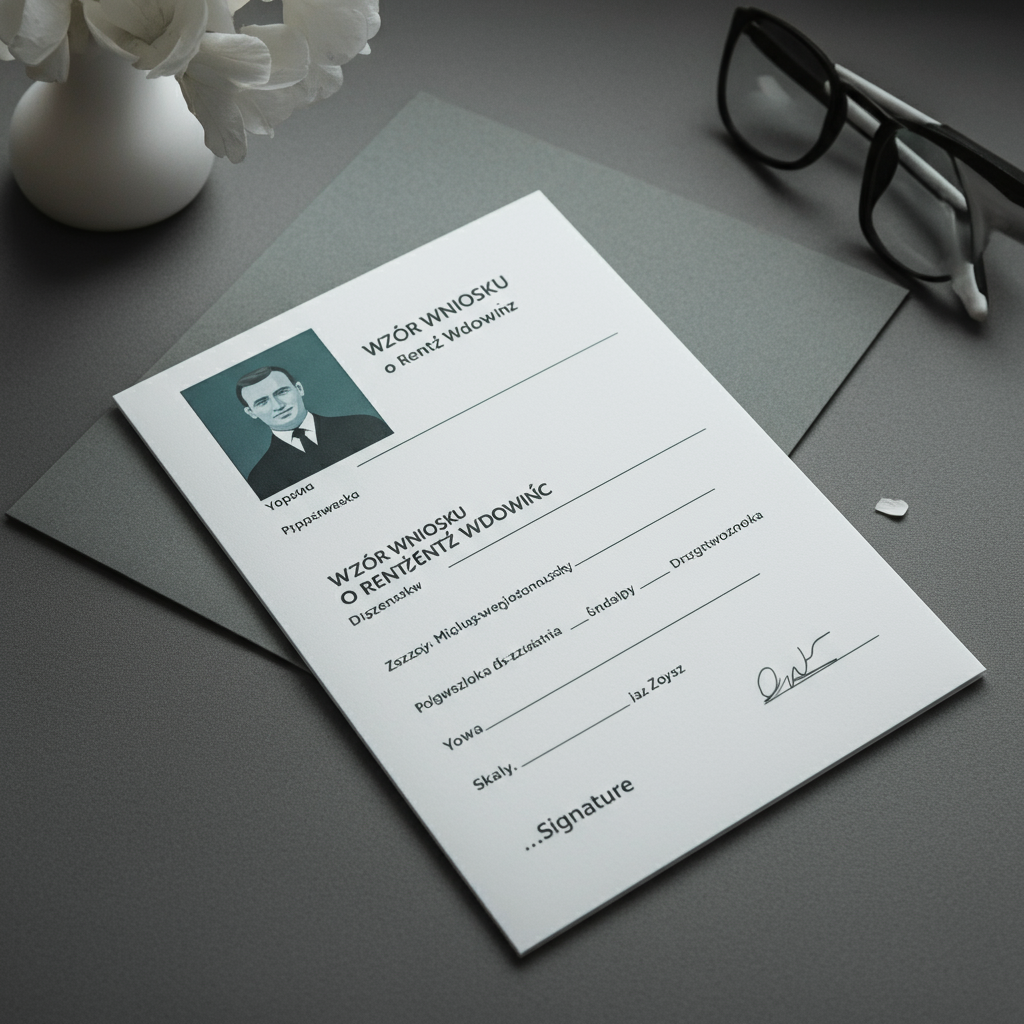 Wzór wniosku o rentę wdowią: Jakie są nowe zasady i jak złożyć wniosek?