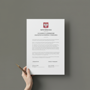 Wzór wniosku o umorzenie zaległych alimentów z funduszu