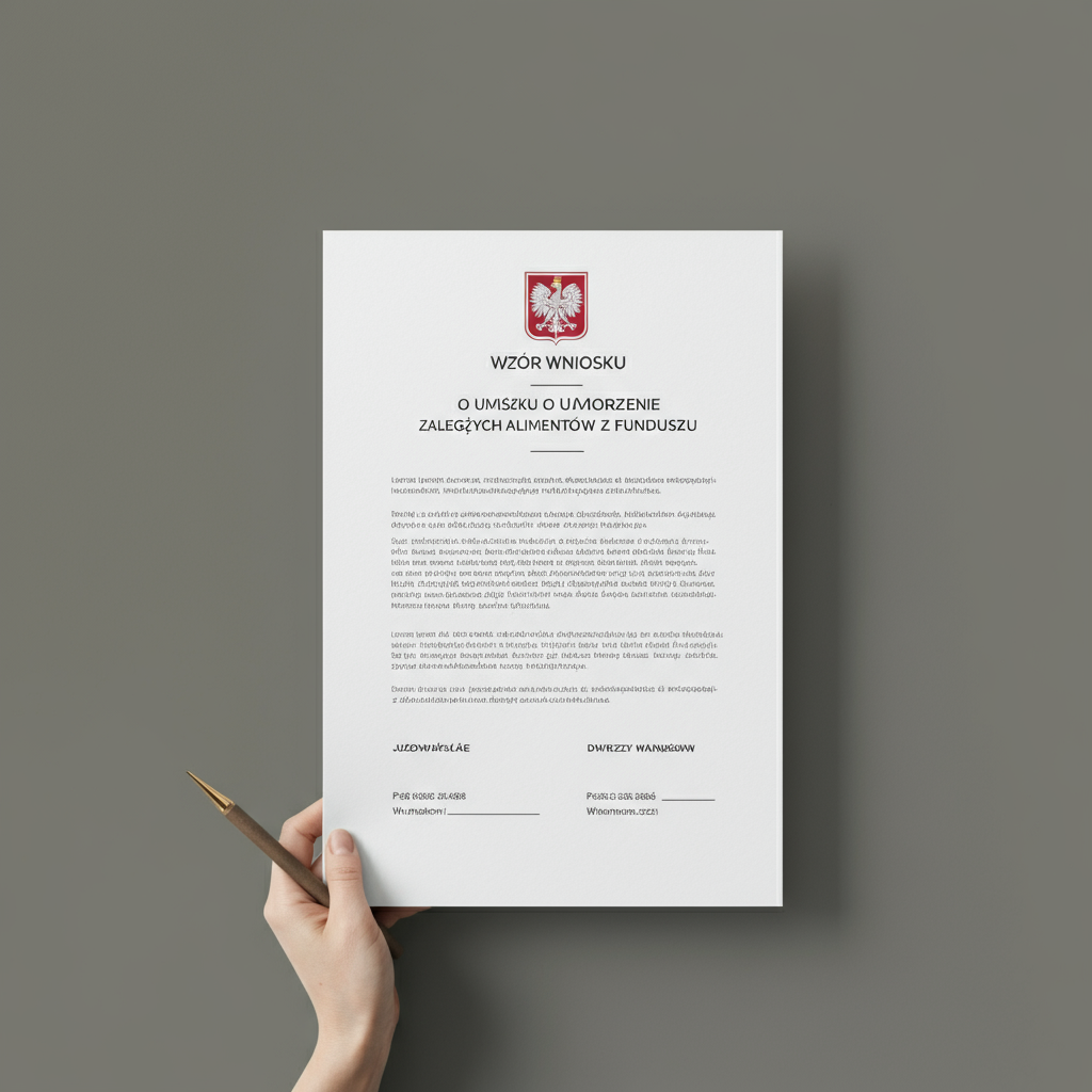 Wzór wniosku o umorzenie zaległych alimentów z funduszu – Jak skutecznie wystąpić o anulowanie zadłużenia?